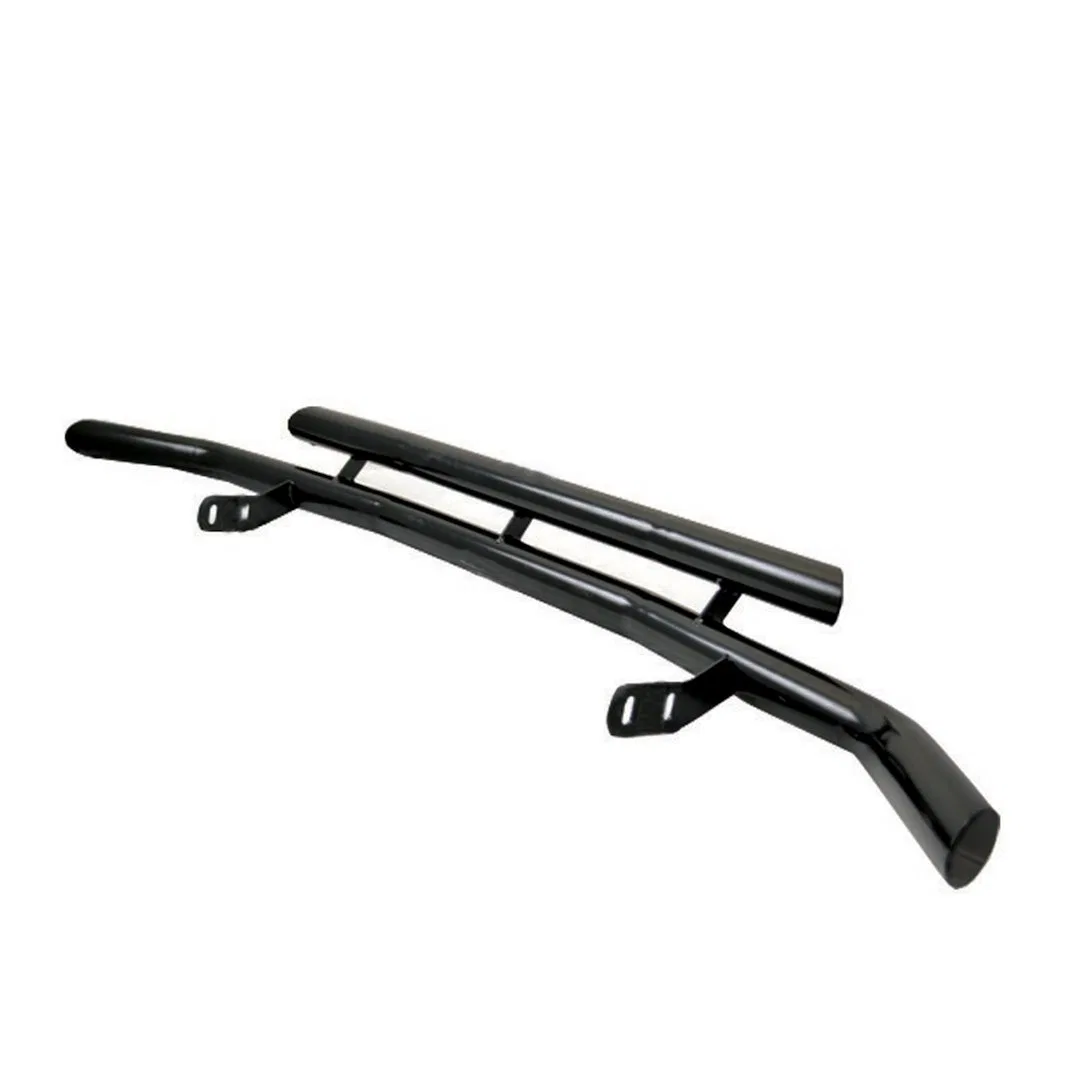 FD-NI21B – BLACK HORSE Bumper Guard, Powder Coated Semi-Gloss Black Steel Double Layer Design